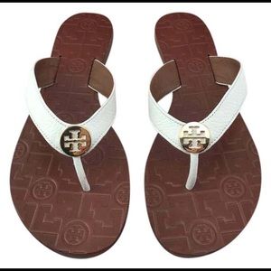 Tory Burch White Thora Sandals